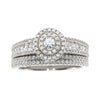 Natural Cubic Zirconia CZ SS Bridal Sterling Silver