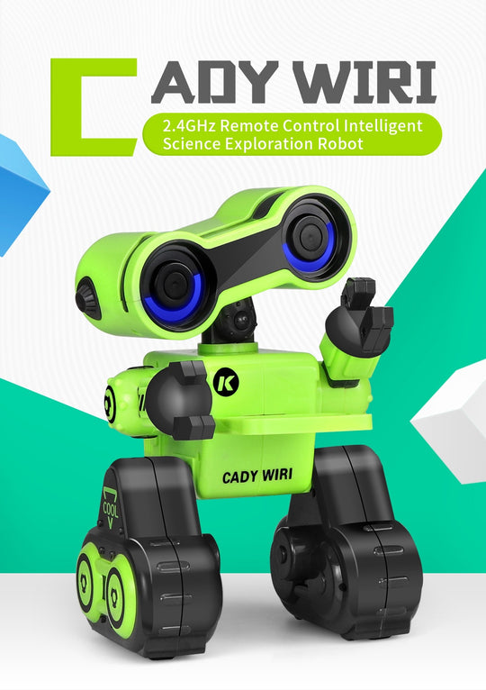 JJR/C Cady Wiri - Children's Talking Remote Control Robot with Programmable Moves