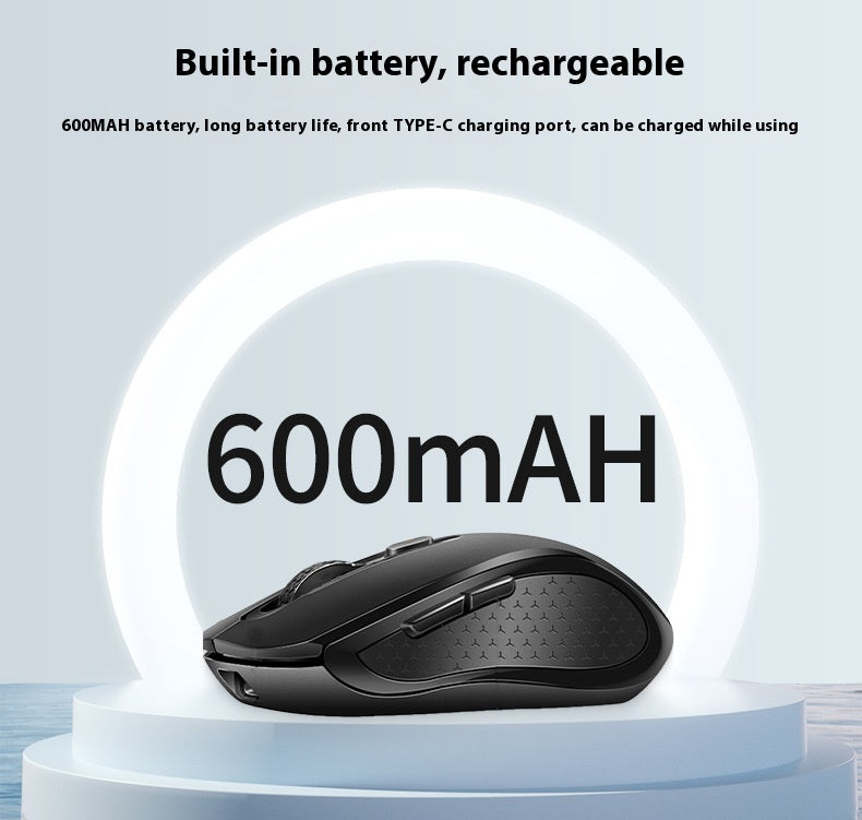 Intelligent Wireless AI Mouse – Dual Mode Precision and Versatility