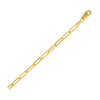 Tobillera de eslabones de oro amarillo de 14 quilates, modelo 'Paperclip Lite' (3.2 mm)