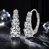 S925 Sterling Silver 0.50 Carat Moissanite Earrings for Women