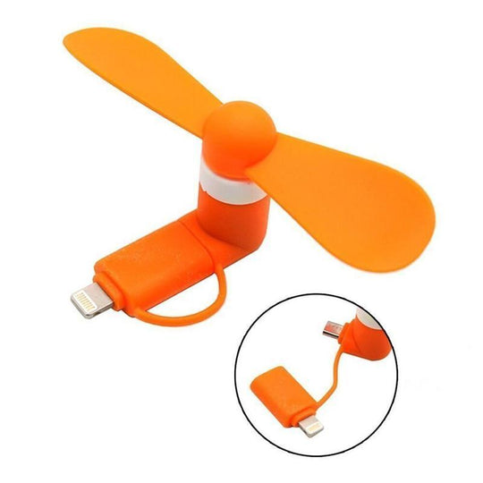 Type-C Phone Mini Fan - Low Noise, High Speed