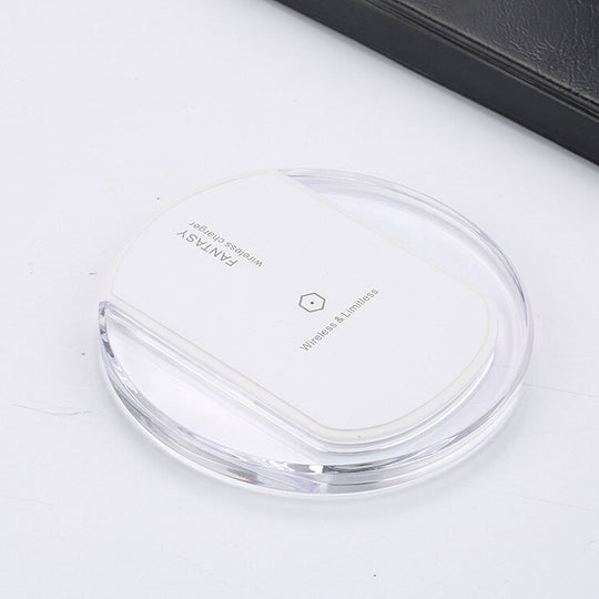 Universal QI Wireless Charger Pad - Stylish Modern Design with Fast Charging