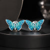 925 Sterling Silver Earrings with Enamel and CZ for Women