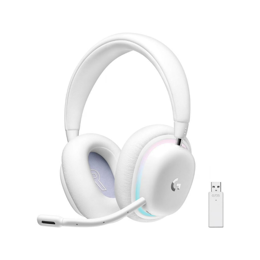 Auriculares inalámbricos para juegos Logitech G735 White Mist (NUEVOS)
