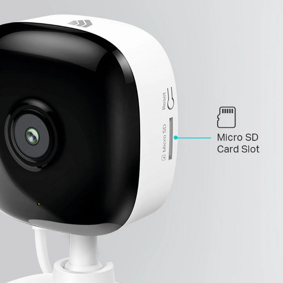 TP-Link (KC401) Kasa Smart 2K HD Внутренняя Wi-Fi камера видеонаблюдения Черный/Белый (НОВЫЙ)