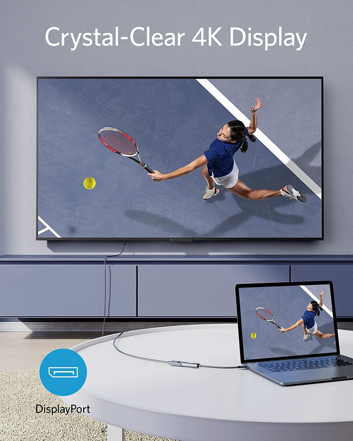Anker <b>PowerExpand</b> Adaptador de USB-C a DisplayPort
