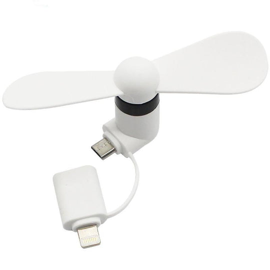 Type-C Phone Mini Fan - Low Noise, High Speed