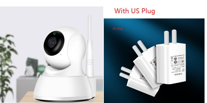 Smart Wi-Fi Surveillance Camera - Infrared Night Vision - Built-in Speaker / Mic