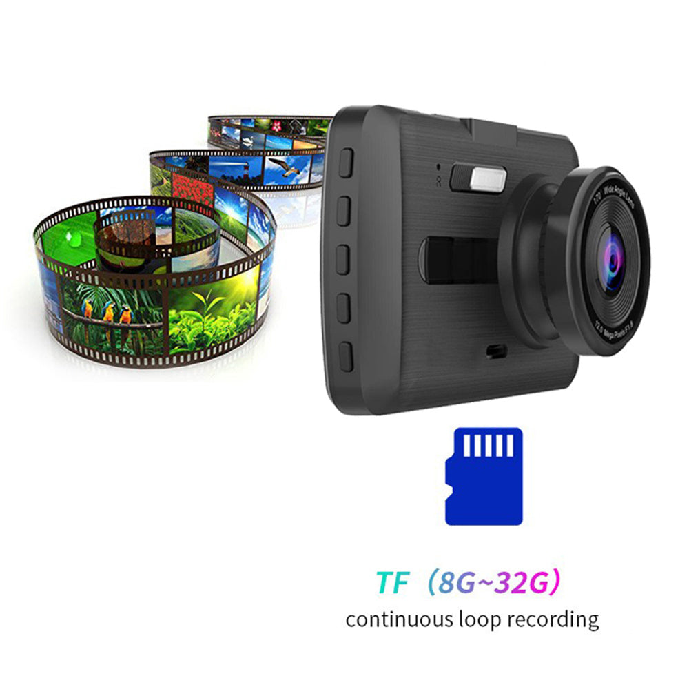 1080P dual lens driving recorder