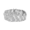 14K Yellow Gold 15.0 Cttw Diamond Chevron Wave 7.25