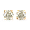 1.16 Carat Genuine LB Diamond 14K Yellow Gold Earrings
