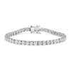 14K White Gold 5.00 Cttw Prong Set Lab Grown Round Diamond Classic Tennis Bracelet (F-G Color, VS2-SI1 Clarity) - 7.25