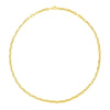 14k Yellow Gold Paperclip Chain Necklace