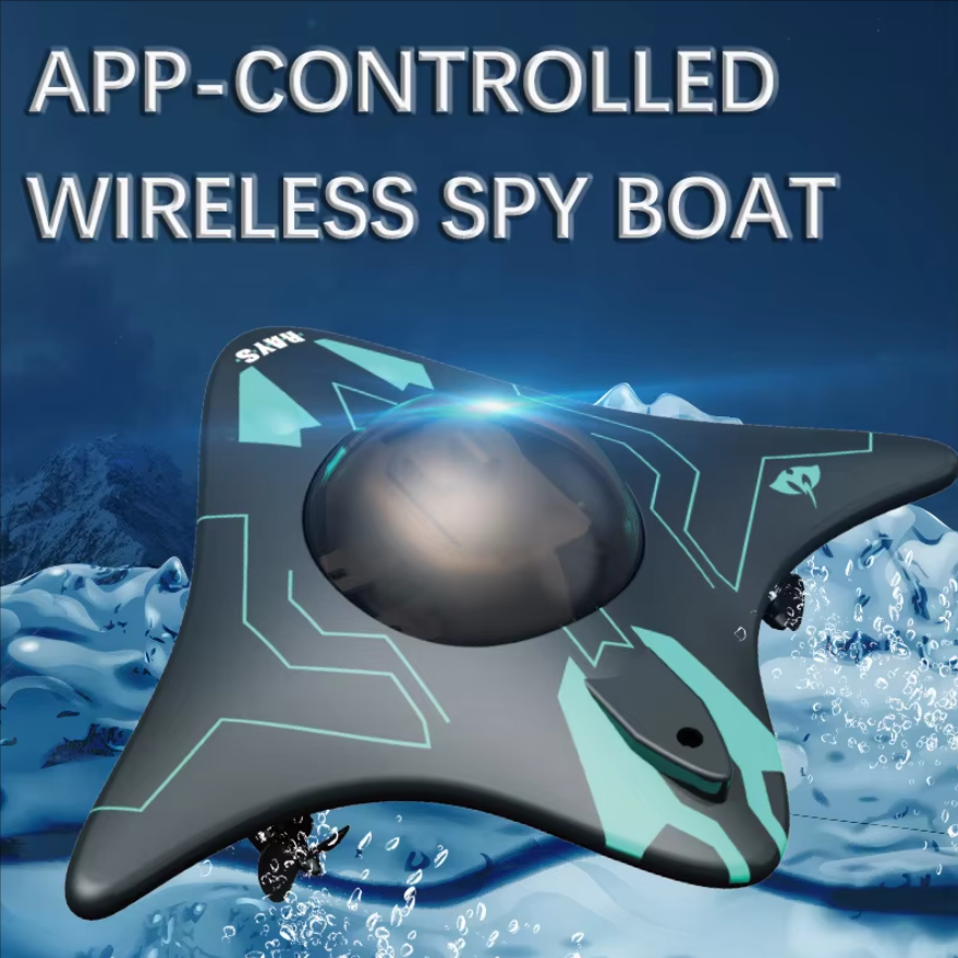 iTech RAYS - R/C Submarine Boat - Wi-Fi App Controlled - Underwater Camera