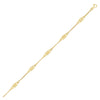 14k Yellow Gold Infinity Ankle Bracelet