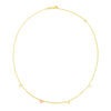 14k Two Tone Gold Love Necklace