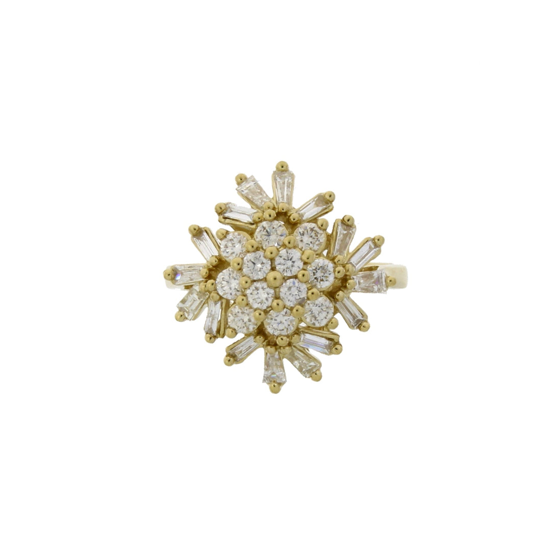 Genuine 1.00ct Diamond Ring 10KT Yellow Gold