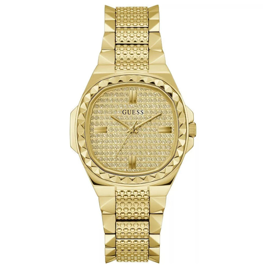 Guess Mujer Rebellious Tono Dorado Analógico