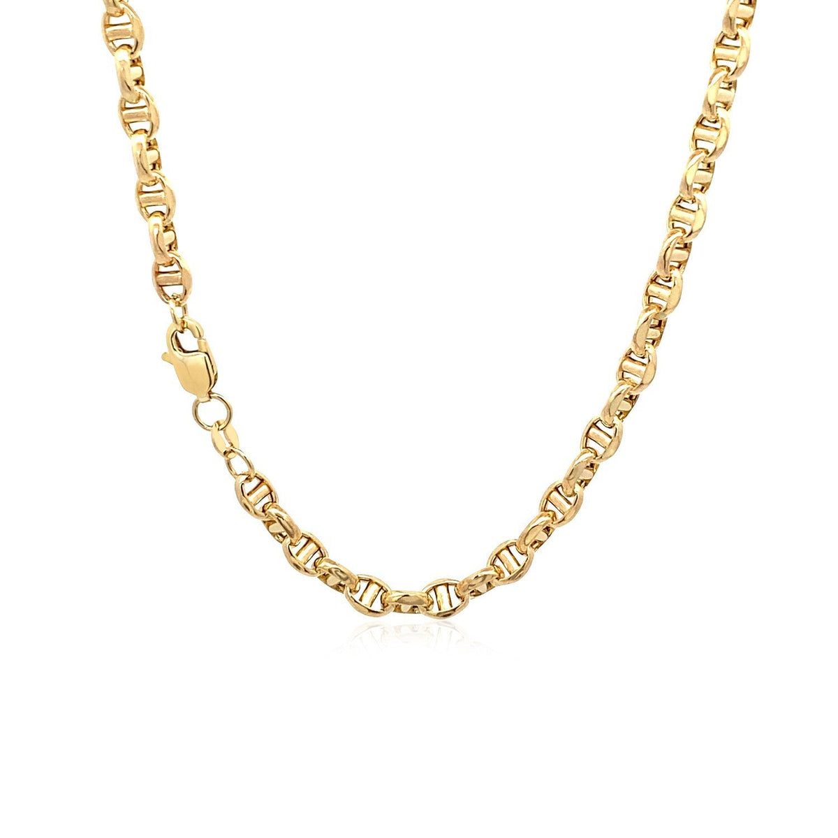 Cadena Ancla de Oro Amarillo 14k de 4.5mm