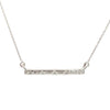 Natural .05ct Diamond Fashion Pendants 14KT White Gold