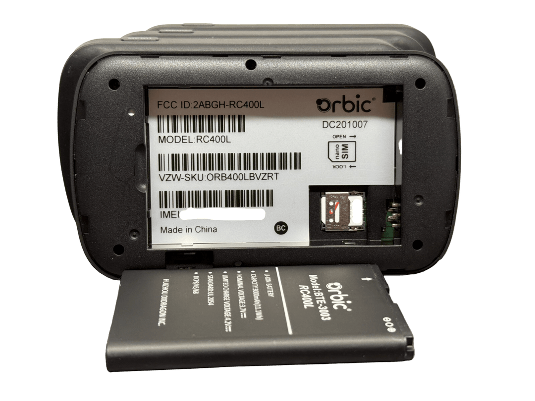 Orbic RCL400 LTE Hotspot with RayHunter + DagShell Installed - Privacy, IMSI Catcher Detection & Network Research Tool