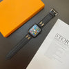 Кожаный ремешок для Apple Watch с натуральным рисунком