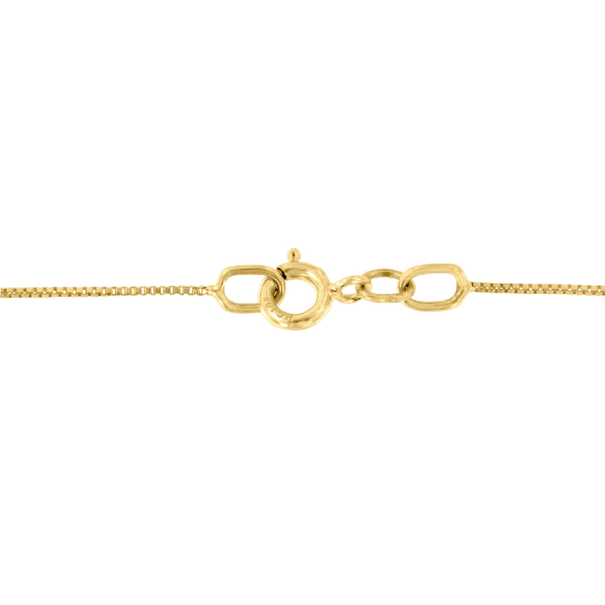 Collar con colgante Espira de 10K en oro amarillo con acentos de diamantes de .03 Cttw de corte redondo y remolino en forma de corazón abierto de 45.7 cm (color I-J, claridad I2-I3)