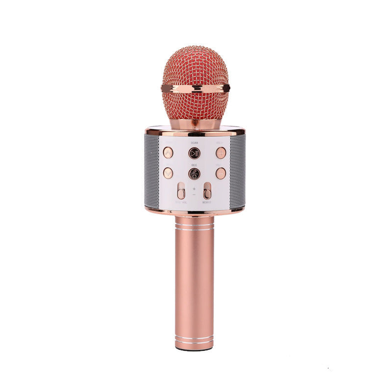 Wireless Microphone Portable Bluetooth Mini Home Ktv For Music Playing Singing Speaker Player