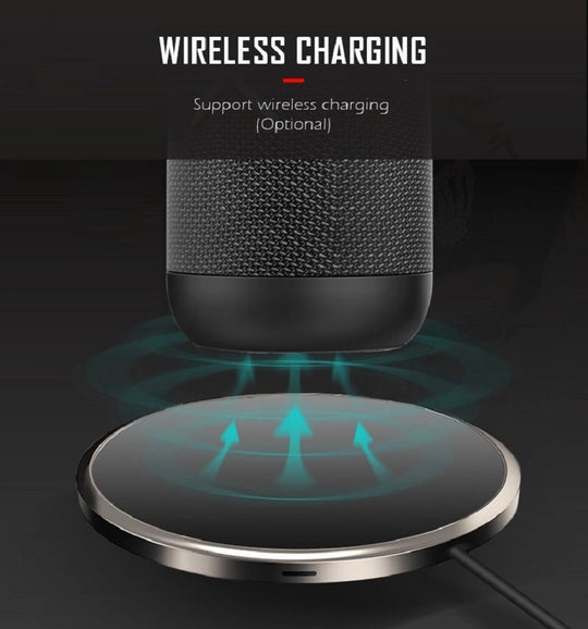 Wireless charging bluetooth speaker