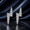 925 Sterling Silver Earrings with Pavé Setting CZ for Women
