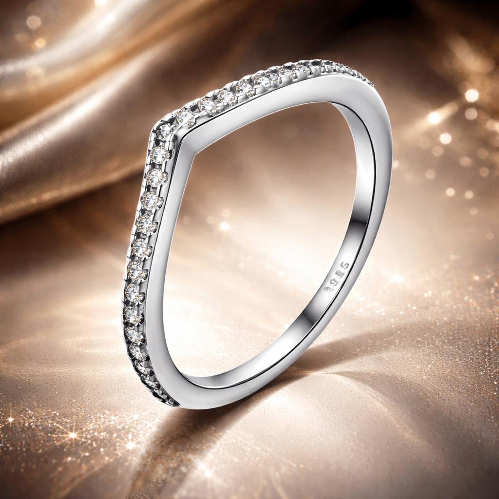 Anillo de Plata Fina 925 Talla 6.0 para Mujer