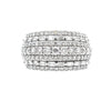 3.00ct Diamond Wedding Band Ring 10KT White Gold