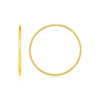 Endless Hoop Style Earrings in 14K Yellow Gold