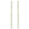 3.50 Carat Genuine Peridot .925 Sterling Silver Earrings