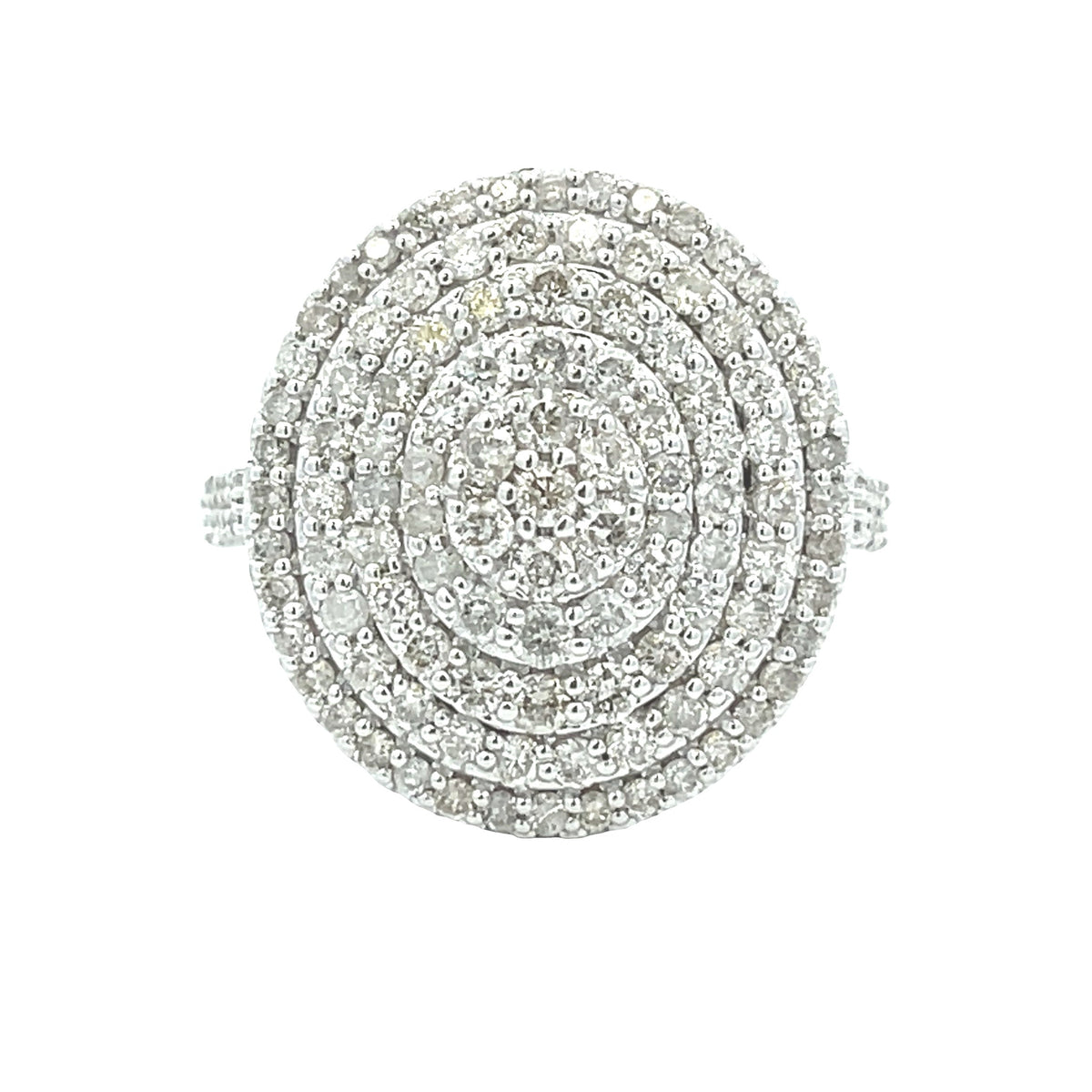 Genuine 1.50ct Diamond Ring 14KT White Gold