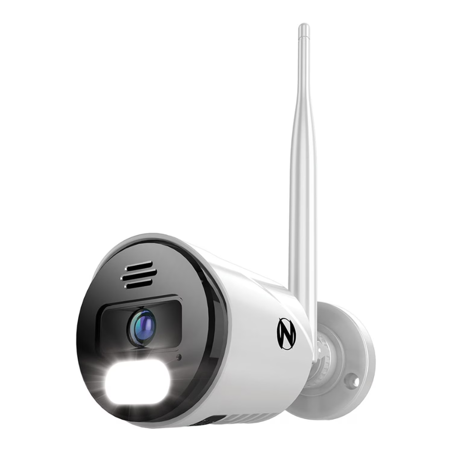 Cámara IP Wi-Fi Night Owl (WM-CAM-WNP8LBU) HD 4K con audio bidireccional, blanca (NUEVA)