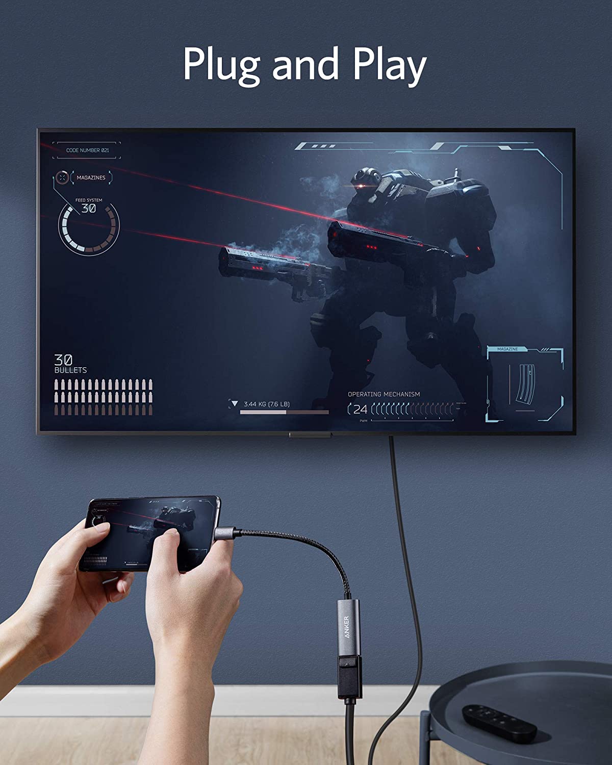 Anker <b>PowerExpand</b> Adaptador de USB-C a DisplayPort