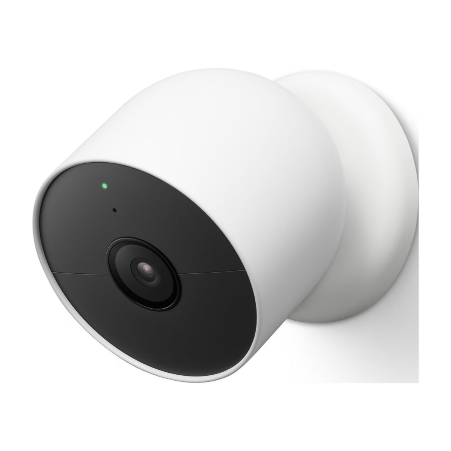 Cámara Google Nest (GA01317-US) (para exteriores o interiores, con batería) Blanca (NUEVA)