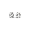 2 cttw Certified IGI Lab Grown Round Diamond Stud Earrings 14k White Gold (G/VS2)