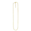 Endless Adjustable Box Chain in 14k Yellow Gold (0.95 mm)