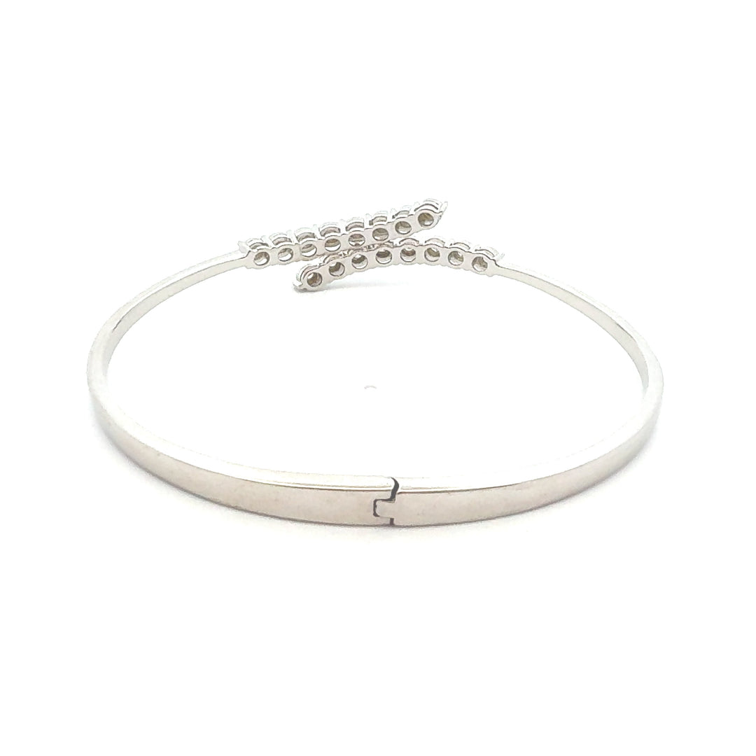 Auténtica Pulsera de Diamantes de .25 ct de Plata Esterlina