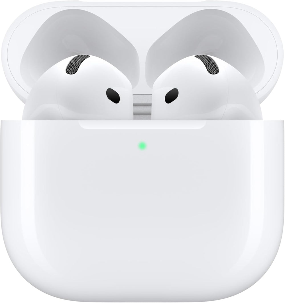 Apple AirPods 4 Wireless Earbuds with Active Noise Cancellation, Adaptive Audio, Transparency Mode, Personalized Spatial Audio, USB-C Charging Case with AppleCare+