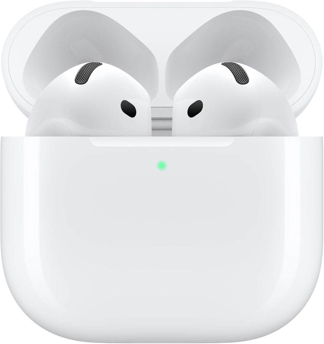 Apple AirPods 4 Wireless Earbuds with Active Noise Cancellation, Adaptive Audio, Transparency Mode, Personalized Spatial Audio, USB-C Charging Case with AppleCare+