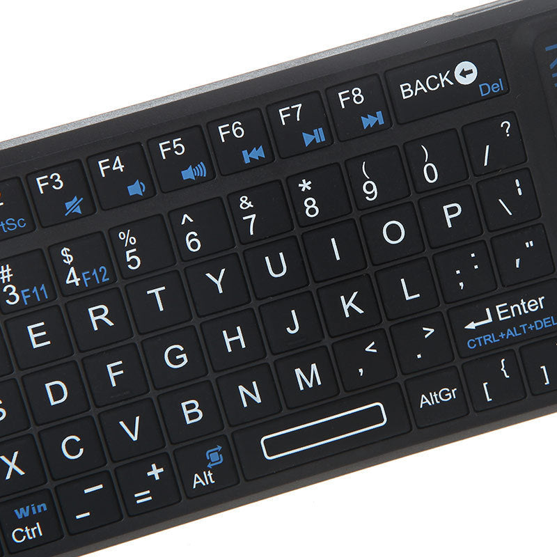 Compact Mini Wireless Keyboard with Touch-Pad - 2.4Ghz Bluetooth