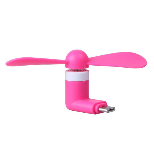 Type-C Phone Mini Fan - Low Noise, High Speed