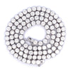 45.00ct Moissanite Tennis Necklace Sterling Silver