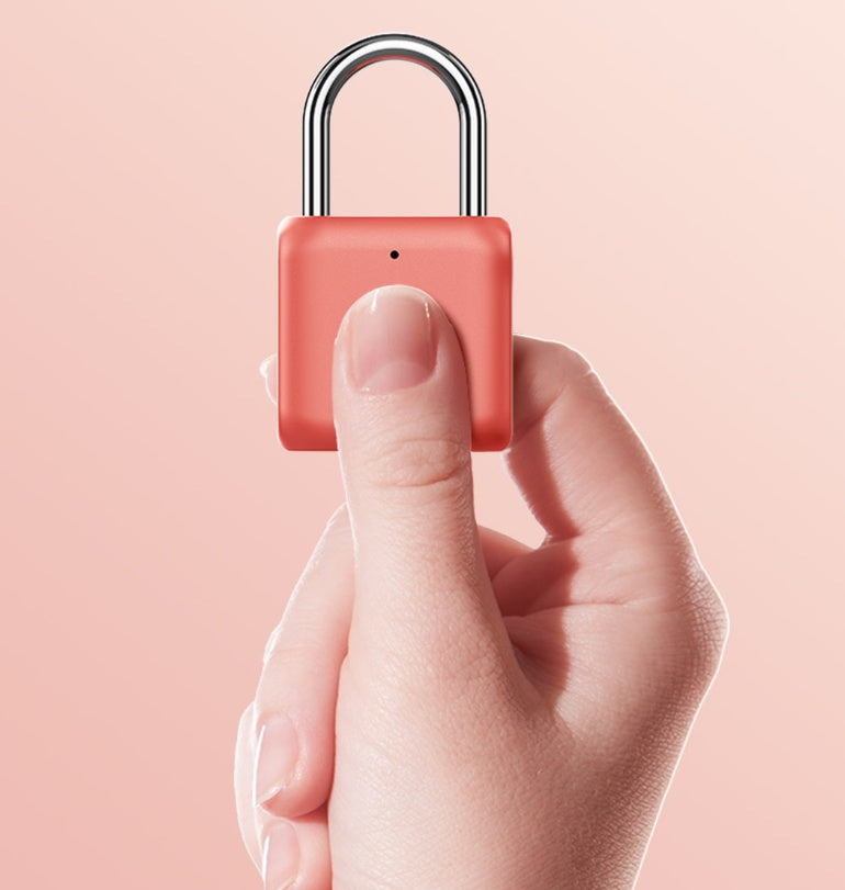 Mini Fingerprint Padlock - Sleek Design