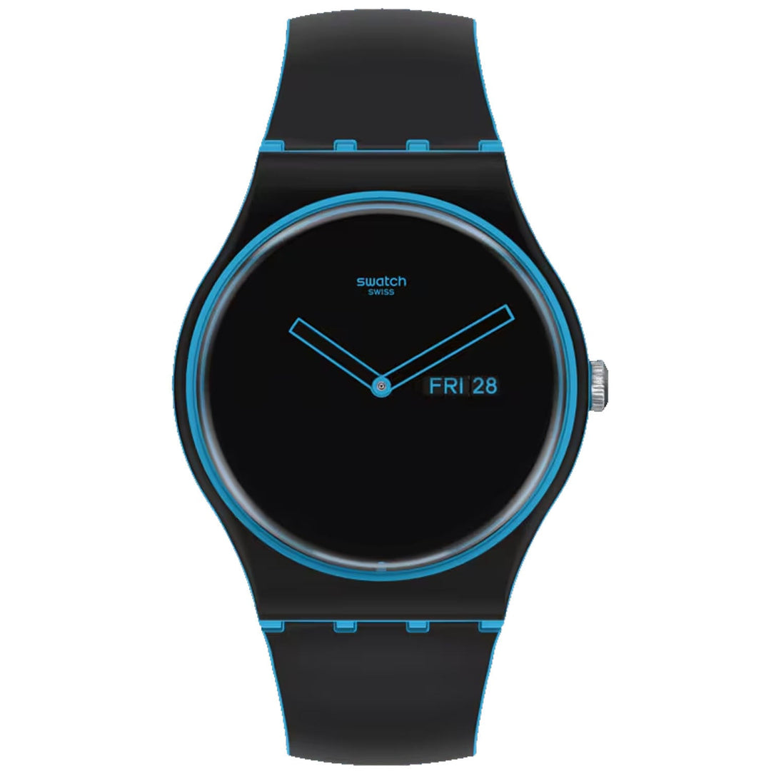 Мужские часы Swatch Originals Monthly Drops Minimal Line Blue