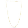 14k Yellow Gold Bead Necklace